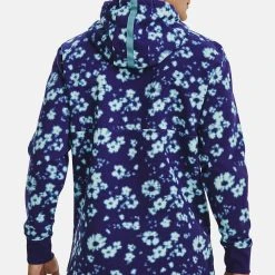 Under Armour LONG SLEEVE ACCELERATE - Bluza Z Kapturem - Sonar Blue -Under Armour shop b72777aefa994798bbbfc4064f70237e