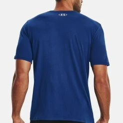 Under Armour STYLE LOGO - T-shirt Z Nadrukiem - Blue Mirage -Under Armour shop b727d5bc1ec442e3bc3044f6b8b95282