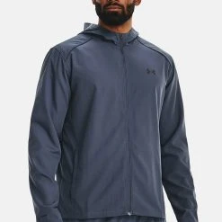 Under Armour STORM RUN - Kurtka Sportowa - Downpour Gray -Under Armour shop bb82fb003ace40bd87f3e9e7658af1e8
