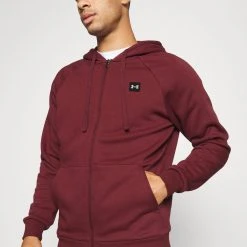 Under Armour RIVAL HOODIE - Bluza Rozpinana - Chestnut Red/onyx White 3 Under Armour RIVAL HOODIE - Bluza Rozpinana - Chestnut Red/onyx White -Under Armour shop bcb43d9faf9d47919682c33bad099f82 scaled