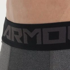 Under Armour TIGHTS HEATGEAR 2.0 - Kalesony - Carbon Heather/black -Under Armour shop bd84f117b7f94b629a8bbe1fd354b421