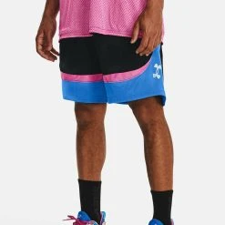 Under Armour HEATWAVE HOOPS - Krótkie Spodenki Sportowe - Black