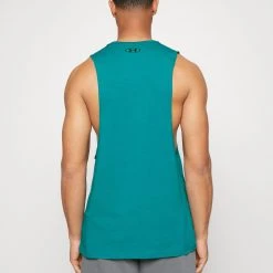 Under Armour PJT ROCK STATE OF MIND MUSCLE TANK - Top - Coastal Teal/black -Under Armour shop c08b773ce17c4152aba088b3a840d579 scaled