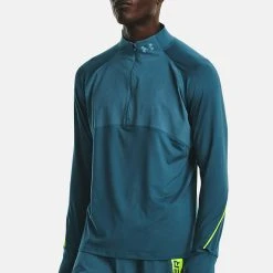 Under Armour QUALIFIER RUN - Bluza - Static Blue