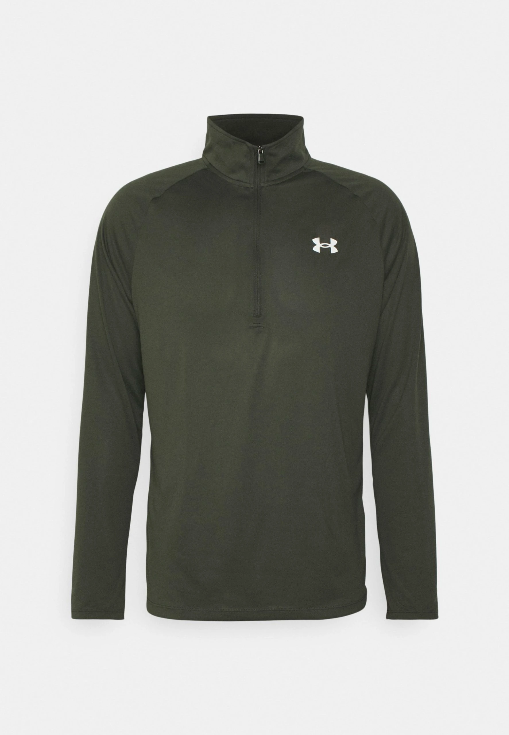 TECH ZIP - Bluzka z długim rękawem - baroque green/white Under Armour TECH ZIP - Bluzka Z Długim Rękawem - Baroque Green/white -Under Armour shop c195b29ca5834bf097748eed3478023a scaled