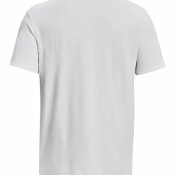 Under Armour SHORT-SLEEVE GRAPH UA M LOGO EMB HEAVYWEIGHT SS - Koszulka Sportowa - White -Under Armour shop c206137414d44a8abaf52e1a951e8f17