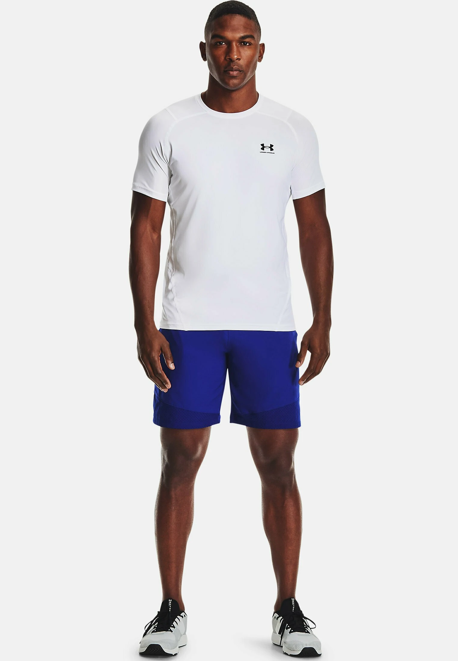 T-shirt basic - white Under Armour T-shirt Basic - White -Under Armour shop c4365ab77a054373ac347e10b1eb38fc