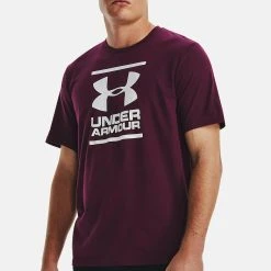 Under Armour GL FOUNDATION SS - Koszulka Sportowa - Purple Stone