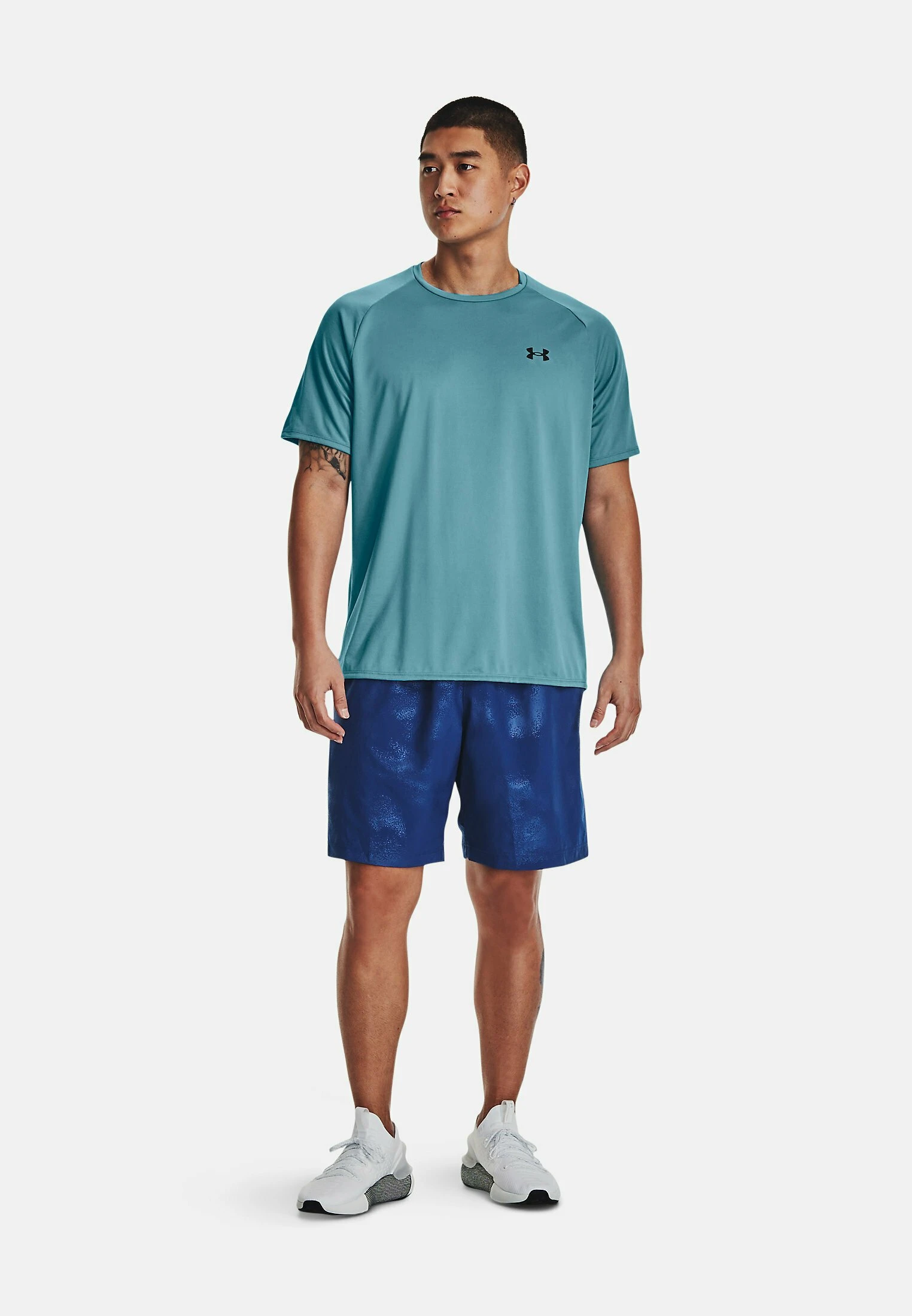 EMBOSS - Krótkie spodenki sportowe - blue mirage Under Armour EMBOSS - Krótkie Spodenki Sportowe - Blue Mirage -Under Armour shop c85c86c308194a87bcee73c63db3d6fb