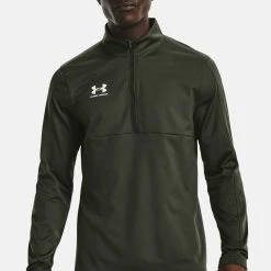 Under Armour CHALLENGER MIDLAYER - Bluzka Z Długim Rękawem - Baroque Green