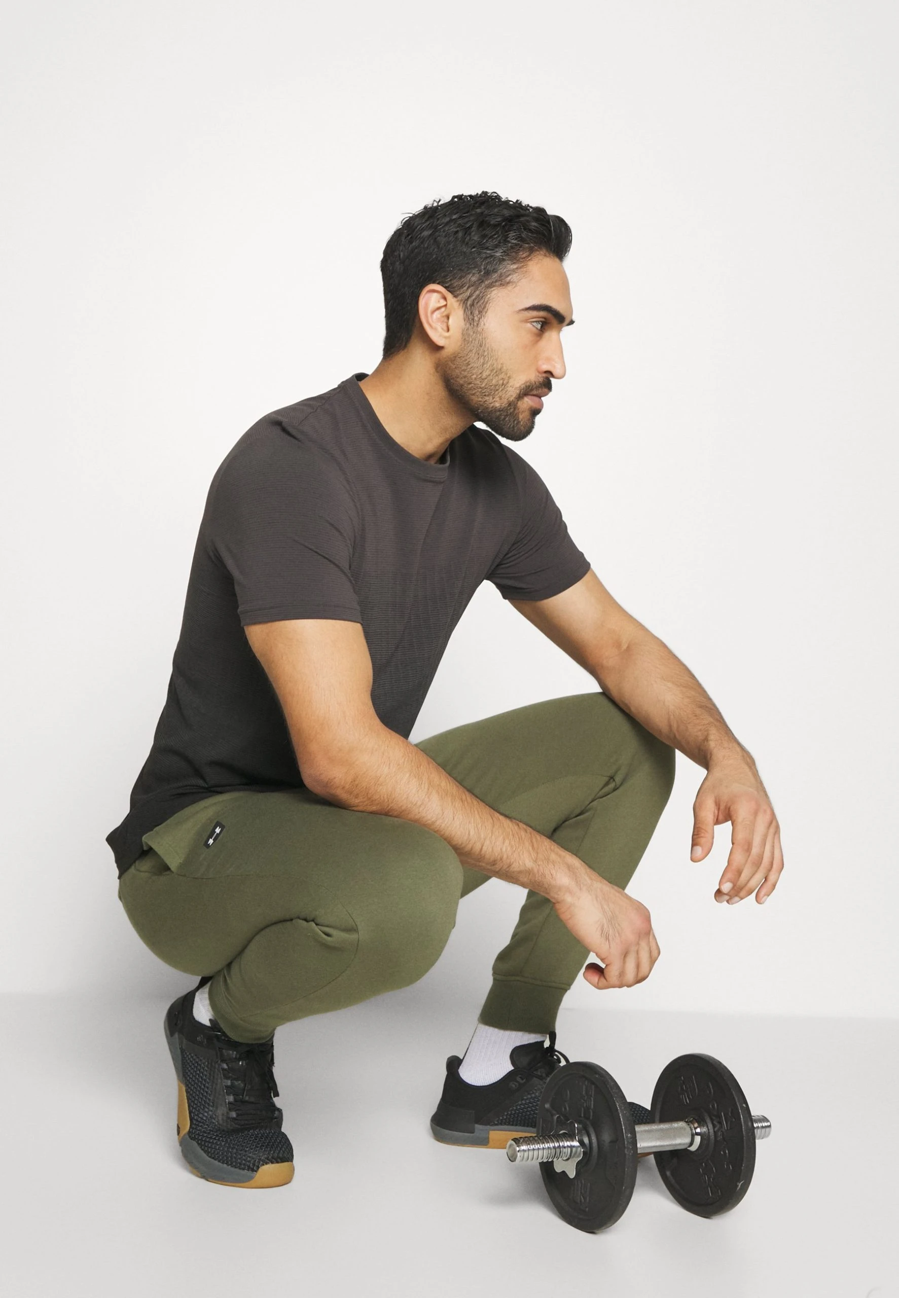 Under Armour RIVAL JOGGERS - Spodnie Treningowe - Marine Od Green/onyx White 4 Under Armour RIVAL JOGGERS - Spodnie Treningowe - Marine Od Green/onyx White - obrazek 4