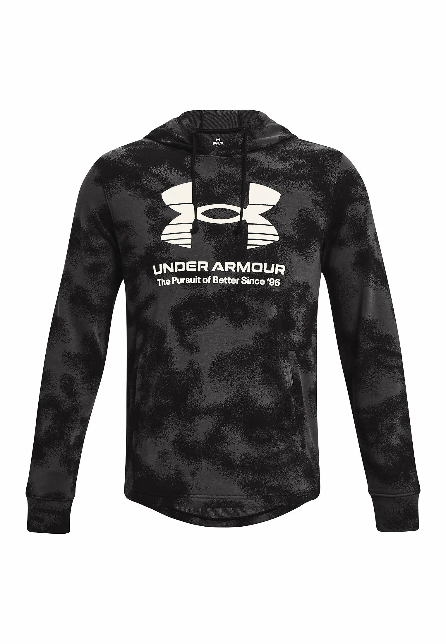 UA RIVAL TERRY NOVELTY HD - Bluza z kapturem - black Under Armour UA RIVAL TERRY NOVELTY HD - Bluza Z Kapturem - Black -Under Armour shop cae07dd0b29f4347b26def0f3e162bfd