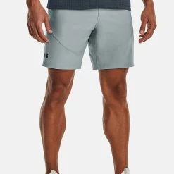 Under Armour UA UNSTOPPABLE HYBRID - Krótkie Spodenki Sportowe - Harbor Blue