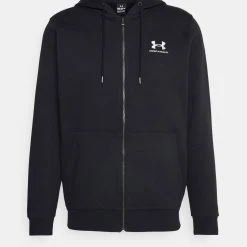 Under Armour ESSENTIAL - Bluza Rozpinana - Black/white 8 Under Armour ESSENTIAL - Bluza Rozpinana - Black/white -Under Armour shop cbaf1af316d0446d931a2396fcfb6838 scaled