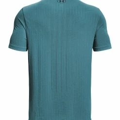 Under Armour SHORT-SLEEVES RUSH SEAMLESS SS - T-shirt Basic - Glacier Blue 4 Under Armour SHORT-SLEEVES RUSH SEAMLESS SS - T-shirt Basic - Glacier Blue -Under Armour shop ccacd481be0f4ab9be8af771cb13d86e