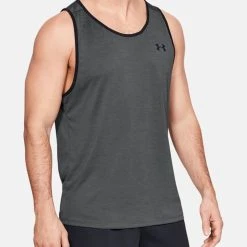 Under Armour TECH TANK 2 0 - Top - Pitch Gray