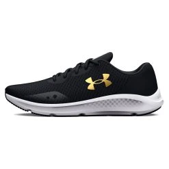 Under Armour CHARGED PURSUIT 3 - Obuwie Do Biegania Treningowe - Black