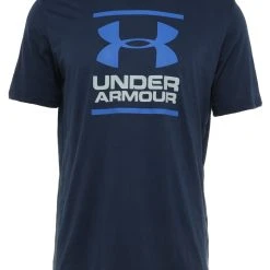 Under Armour GL FOUNDATION SS - Koszulka Sportowa - Academy/steel/royal -Under Armour shop d1e808cbdbcf4432ad7f4bf81c9b752b