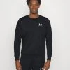Under Armour ESSENTIAL CREW - Bluza - Black/white