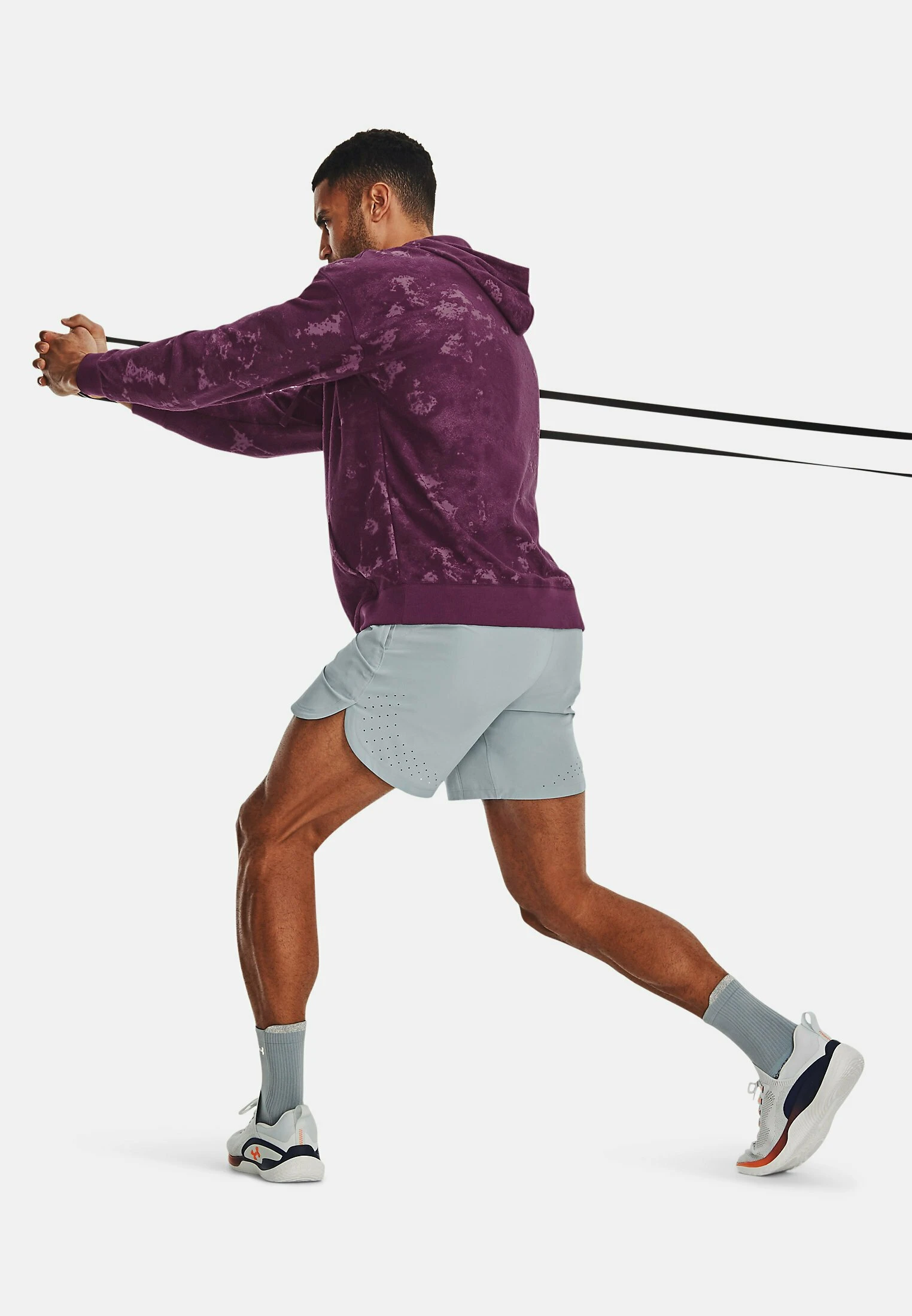 JOURNEY - Bluza z kapturem - purple stone Under Armour JOURNEY - Bluza Z Kapturem - Purple Stone -Under Armour shop d53c9349bfd54145b2161237f09480d1