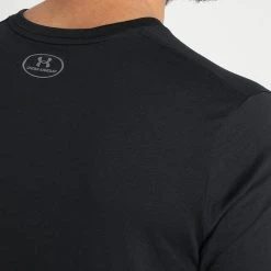 Under Armour SPORTSTYLE LC SS - T-shirt Basic - Black /black 3 Under Armour SPORTSTYLE LC SS - T-shirt Basic - Black /black -Under Armour shop d55206ac365748cfbd2db3f7d12d294a