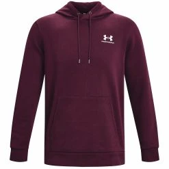 Under Armour UA ESSENTIAL - Bluza Z Kapturem - Purple Stone -Under Armour shop d5b84464c1b442ab941681976beca530