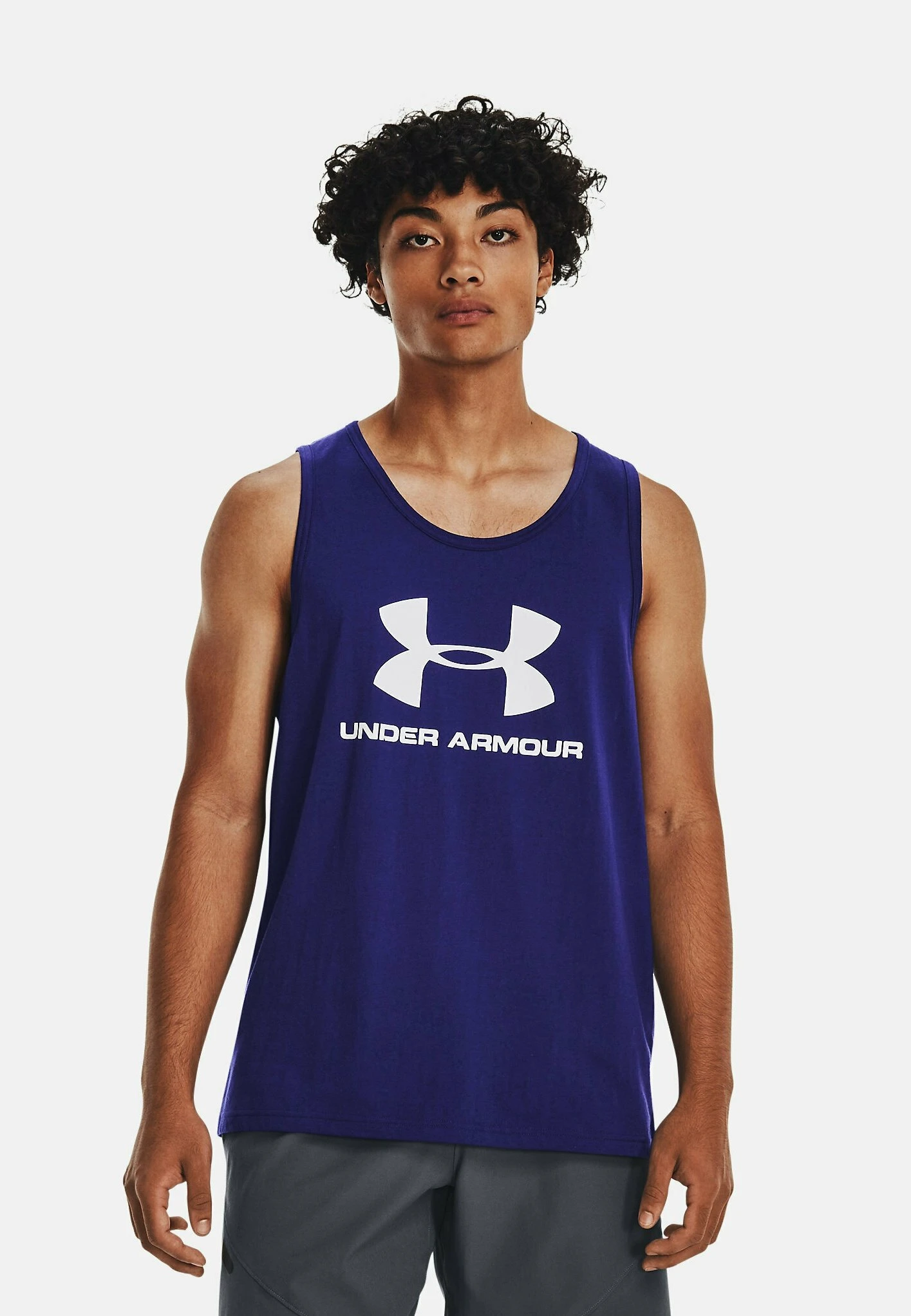 Under Armour SPORTSTYLE LOGO - Top - Sonar Blue 2 Under Armour SPORTSTYLE LOGO - Top - Sonar Blue - obrazek 2