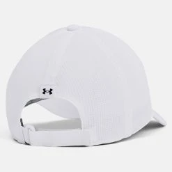 Under Armour ISOCHILL ARMOURVENT ADJ - Czapka Z Daszkiem - White