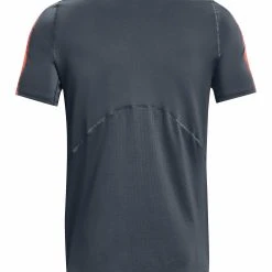 Under Armour SHORT-SLEEVES HG NOV - T-shirt Z Nadrukiem - Downpour Gray 4 Under Armour SHORT-SLEEVES HG NOV - T-shirt Z Nadrukiem - Downpour Gray -Under Armour shop d7b60d9a256e426ea8bb5c7fc2b49578