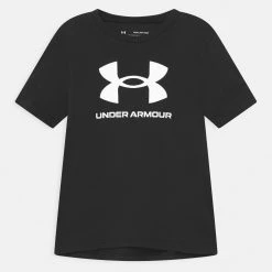 Under Armour LOGO - T-shirt Z Nadrukiem - Black