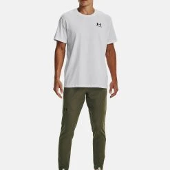 Under Armour UA FLEX WOVEN TAPERED PANTS - Spodnie Treningowe - Marine Od Green
