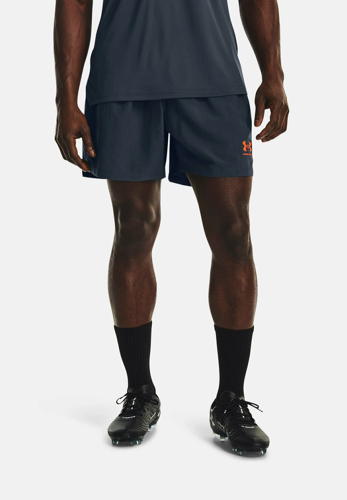 ACCELERATE - Krótkie spodenki sportowe - downpour gray Under Armour ACCELERATE - Krótkie Spodenki Sportowe - Downpour Gray -Under Armour shop ddca7107143b4a89ba47139f4967a3a9