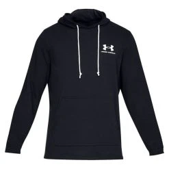 Under Armour SPORTSTYLE TERRY HOODIE - Bluza Z Kapturem - Black -Under Armour shop e19bb8df671d467aa79f8f7ec98a36b4