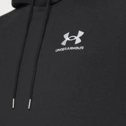 Under Armour UA ESSENTIAL - Bluza Z Kapturem - Black/white -Under Armour shop e2b9afce3ad34a359258c2ba6f82ae84 scaled