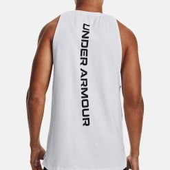 Under Armour BASELINE TANK - Top - White -Under Armour shop e4f3b3c11eb14231a6795d732704c30d