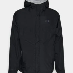 Under Armour CLOUDSTRIKE 2.0 - Kurtka Hardshell - Black/pitch Gray -Under Armour shop e5146777e2ed412186bcd666bff324da scaled