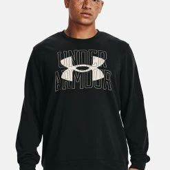 Under Armour RIVAL TERRY - Bluza - Black