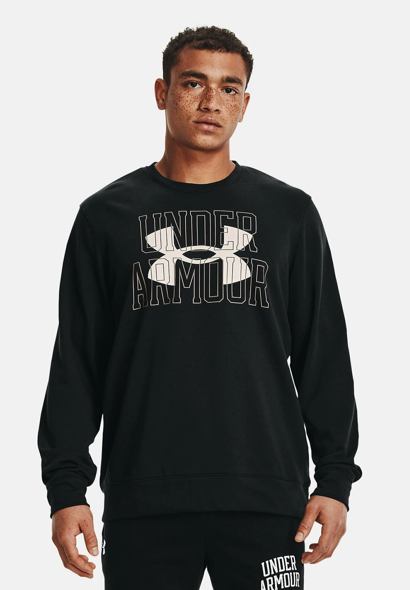 Under Armour RIVAL TERRY - Bluza - Black 1 Under Armour RIVAL TERRY - Bluza - Black
