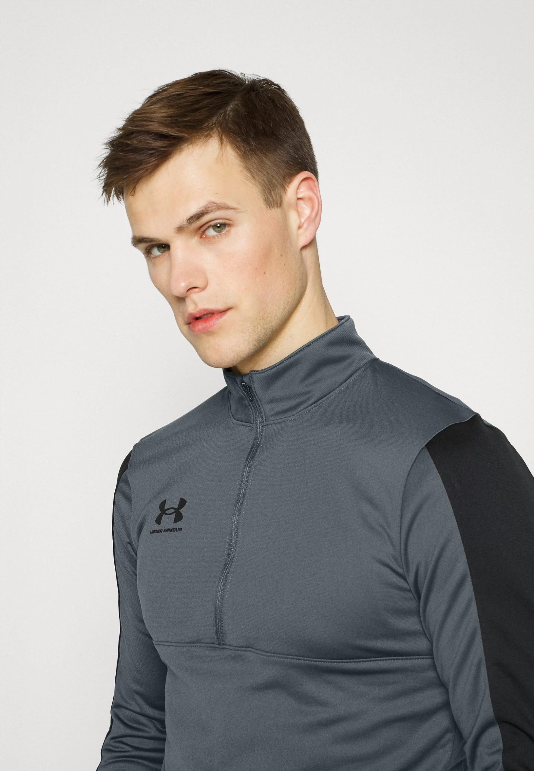 Under Armour CHALLENGER MIDLAYER - Bluzka Z Długim Rękawem - Pitch Gray/black 5 Under Armour CHALLENGER MIDLAYER - Bluzka Z Długim Rękawem - Pitch Gray/black - obrazek 5