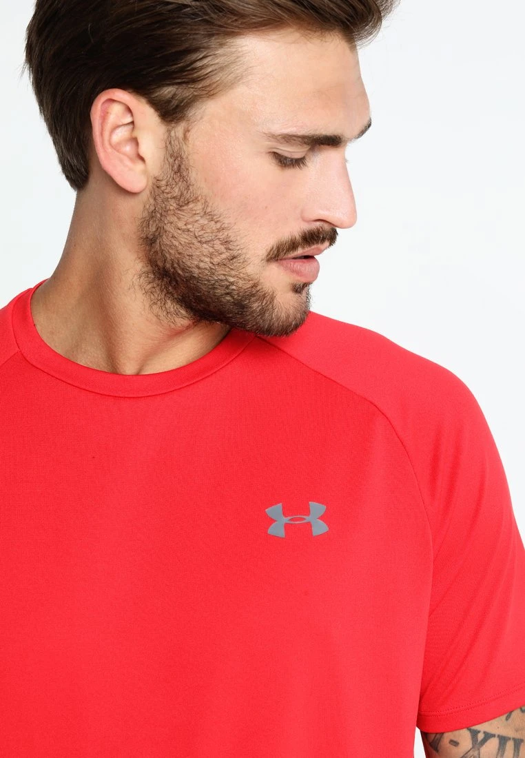 Under Armour TECH 2.0 TEE - Koszulka Sportowa - Red/graphite 6 Under Armour TECH 2.0 TEE - Koszulka Sportowa - Red/graphite - obrazek 6