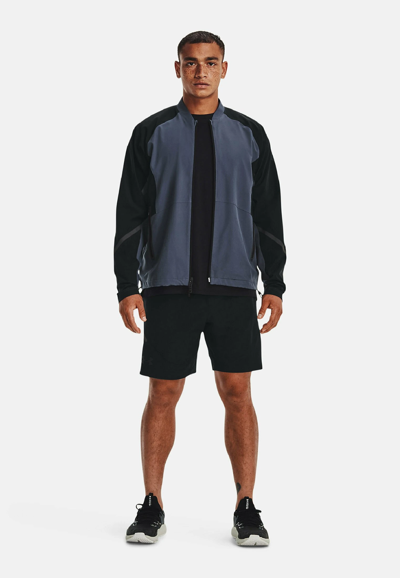 LONG-SLEEVES UNSTOPPABLE - Kurtka sportowa - downpour gray Under Armour LONG-SLEEVES UNSTOPPABLE - Kurtka Sportowa - Downpour Gray -Under Armour shop e8b54de357dc4fd7ae8e40e13ff6a0c7