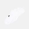 Under Armour CORE NO SHOW 3 PACK - Stopki - White