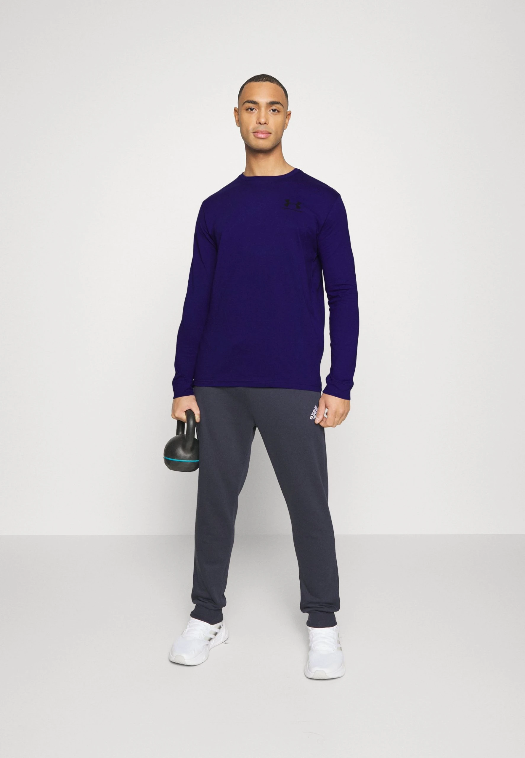 Under Armour SPORTSTYLE LEFT CHEST - Koszulka Sportowa - Sonar Blue/black 2 Under Armour SPORTSTYLE LEFT CHEST - Koszulka Sportowa - Sonar Blue/black - obrazek 2