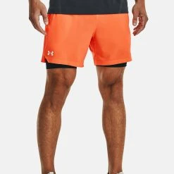 Under Armour VANISH - Krótkie Spodenki Sportowe - Orange Blast