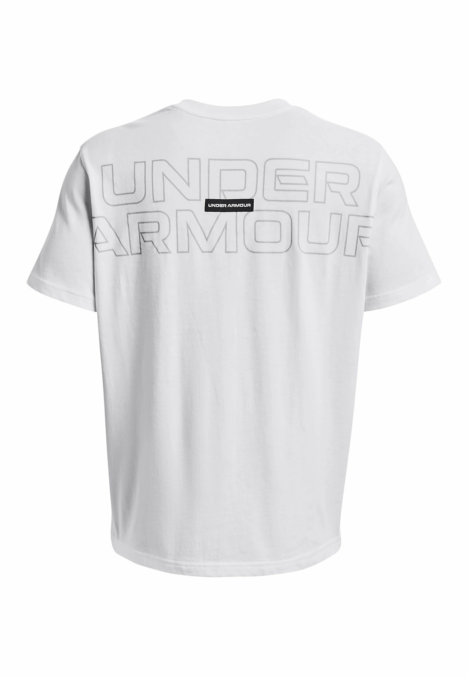 SHORT-SLEEVE GRAPH UA OUTLINE - Koszulka sportowa - white Under Armour SHORT-SLEEVE GRAPH UA OUTLINE - Koszulka Sportowa - White -Under Armour shop ed4ec245f13b465ba9672f9cfa84ee2d