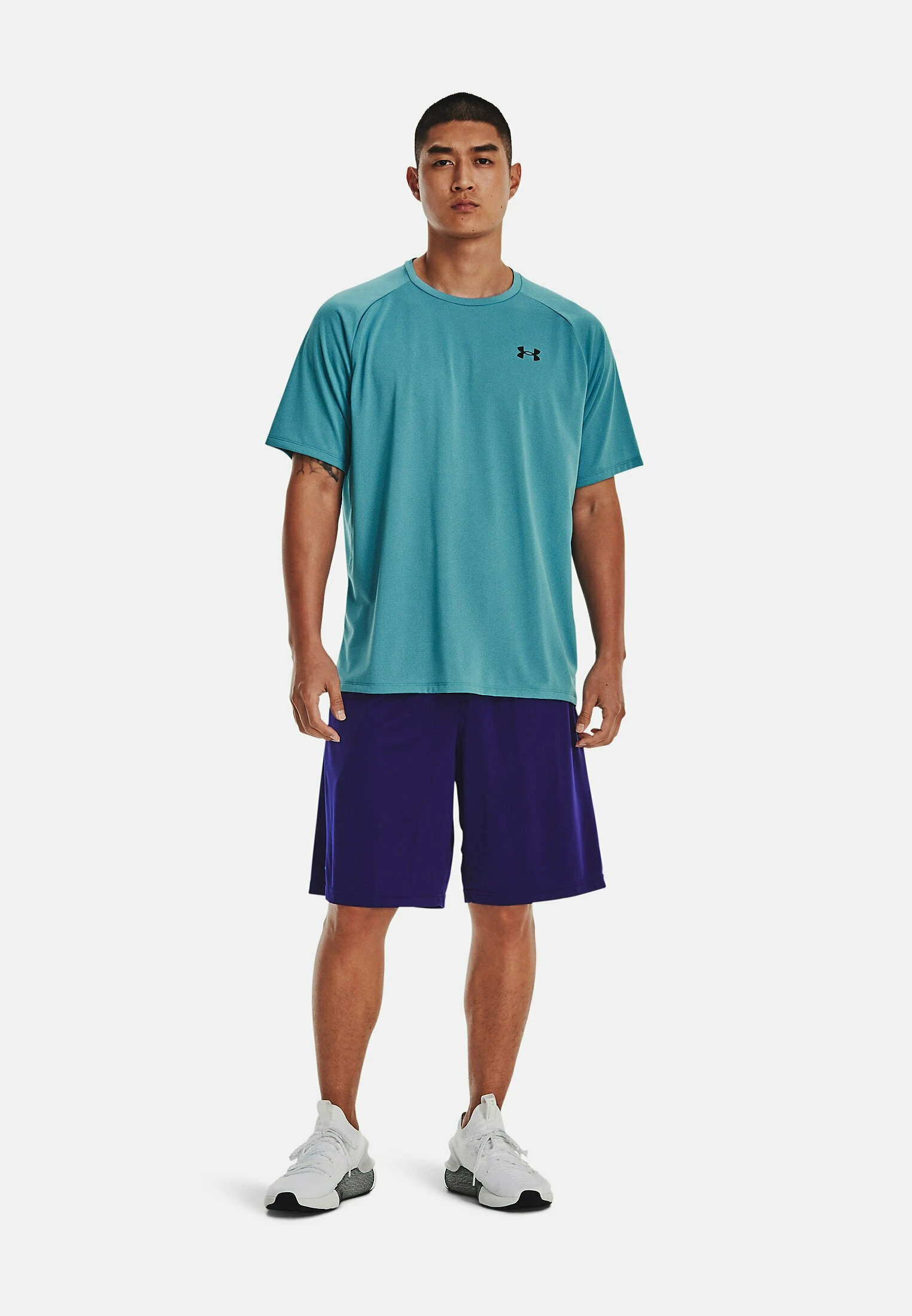 NOVELTY TECH 2.0 TRAININGS - T-shirt z nadrukiem - glacier blue Under Armour NOVELTY TECH 2.0 TRAININGS - T-shirt Z Nadrukiem - Glacier Blue -Under Armour shop edba7c26431f402f983daa8c5bce4da8