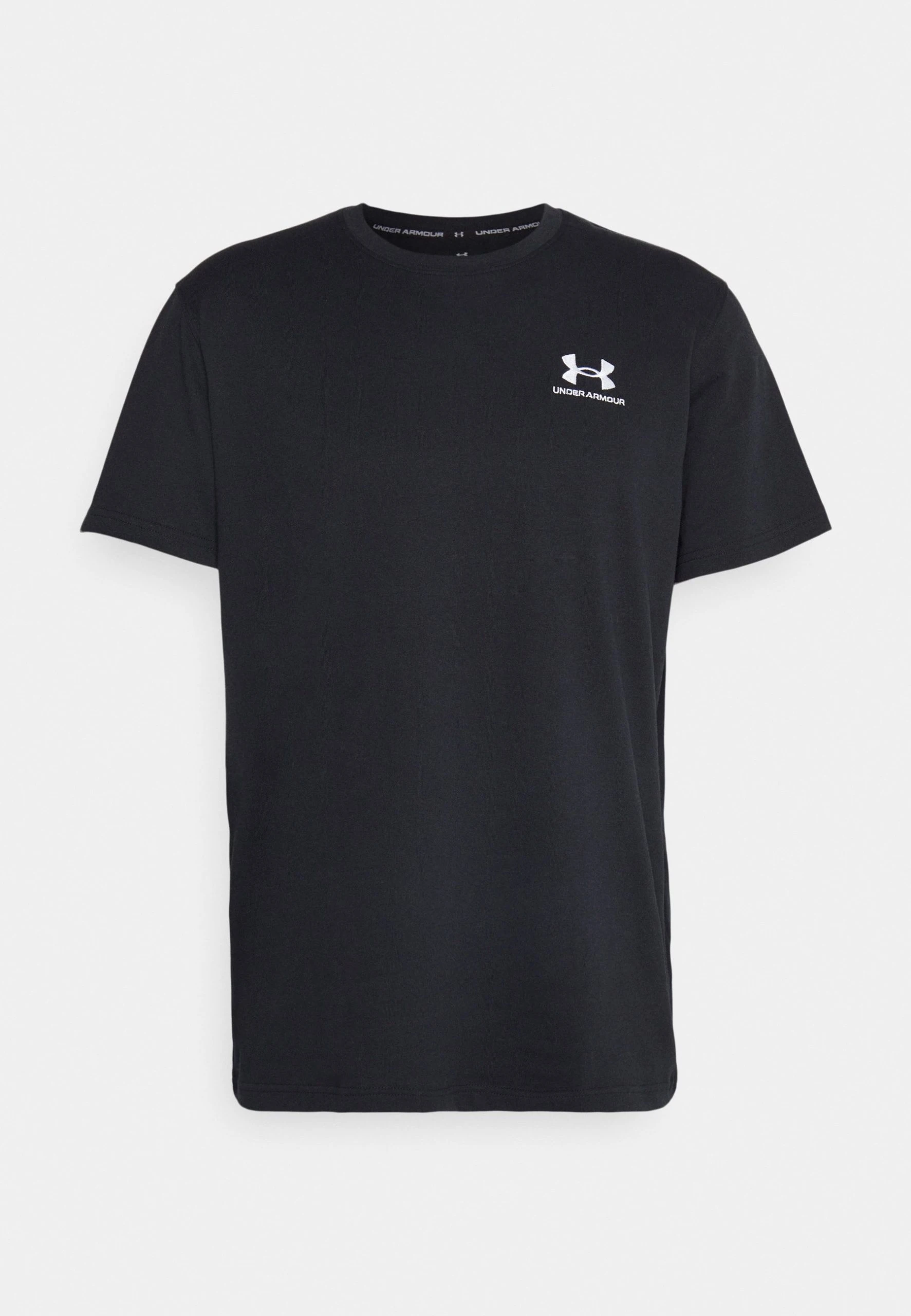 LOGO HEAVYWEIGHT - T-shirt basic - black/white Under Armour LOGO HEAVYWEIGHT - T-shirt Basic - Black/white -Under Armour shop efe59e0231fa40edbb92922fd034c167 scaled
