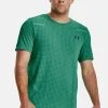 Under Armour SHORT SLEEVES UA SEAMLESS GRID SS - Koszulka Sportowa - Birdie Green