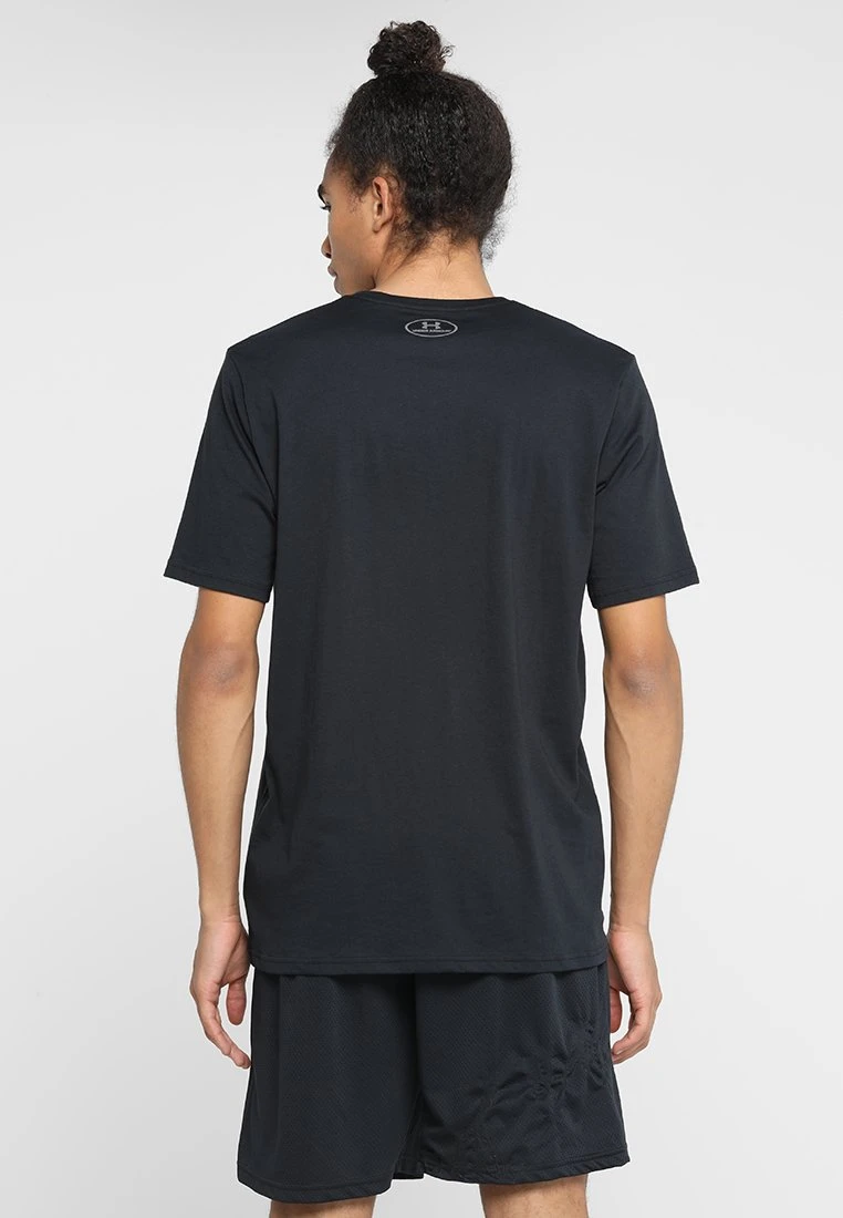 STYLE LOGO - T-shirt z nadrukiem - black/white Under Armour STYLE LOGO - T-shirt Z Nadrukiem - Black/white -Under Armour shop f046a612556e4ca189f83d28bd27c71b