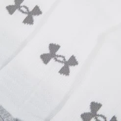 Under Armour HEATGEAR LOCUT 3 PACK - Skarpety Sportowe - White/steel -Under Armour shop f1a68d9ba0f94f1a9f3aa3a4f8d219ab